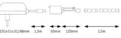 SimpLED LED Strip - RGB Komplettset