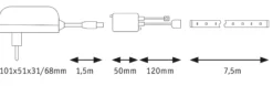 SimpLED LED Strip - RGB Komplettset