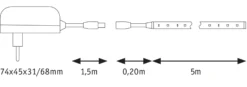 SimpLED LED Strip - Warmweiß Komplettset