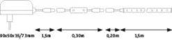 SimpLED Power LED Strip - Neutralweiß Komplettset