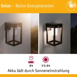 Solar LED Außenwandleuchte - Marisol