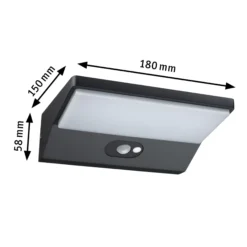 Solar LED Außenwandleuchte - Ronas