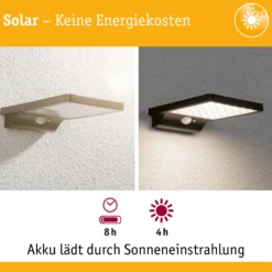 Solar LED Außenwandleuchte - Solveig