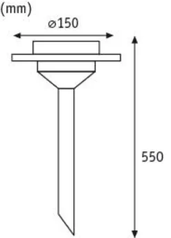 Solar LED Gartenstrahler - Ufo