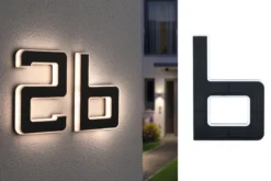 Solar LED Hausnummernleuchte - Buchstabe b