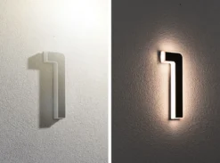 Solar LED Hausnummernleuchte - Nummer 1