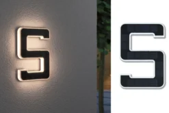 Solar LED Hausnummernleuchte - Nummer 5