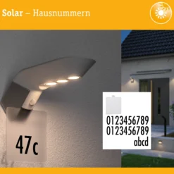 Solar LED Hausnummernleuchte - Soley Zubehör