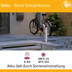 Solar LED Pollerleuchte Smart Home Zigbee 3.0 - Soley Bewegungsmelder