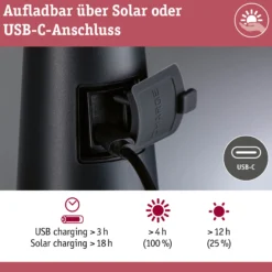 Solar LED Tischleuchte - Soala