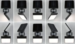 Solar LED Wandfluter - Lesla Dämmerungsgesteuerter Bewegungsmelder (IR)