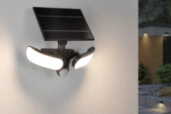 Solar LED Wandfluter - Sonlig Dämmerungsgesteuerter Bewegungsmelder (IR)