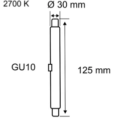 Standard 230V - LED Deco Pipe GU10