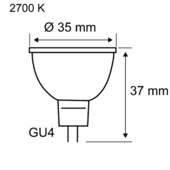Standard 12V - LED Reflektor GU4
