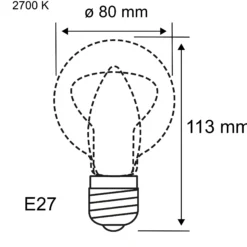 Standard 230V - LED Reflektor R80
