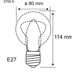 Standard 230V - LED Reflektor R80