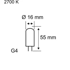 Standard 12V - LED Stiftsockel 1er-Set