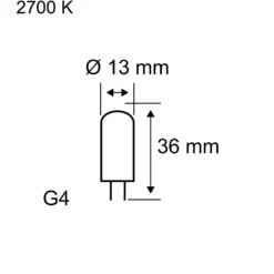 Standard 12V - LED Stiftsockel 3er-Set