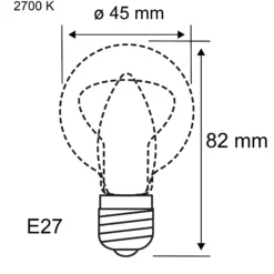 Standard 230V - LED Tropfen 3er-Set