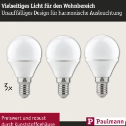 Standard 230V - LED Tropfen 3er-Set