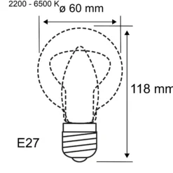 Standard 230V Smart Home Zigbee 3.0 - LED Birne E27