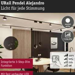 URail Pendel 3-Step-Dim - Alejandro