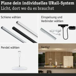 URail Pendel 3-Step-Dim - Hildor