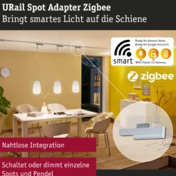 URail Schienenadapter Smart Home Zigbee 3.0 - URail Schienenadapter Smart Home Zigbee 3.0