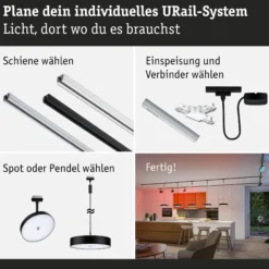 URail Schienenspot Smart Home Zigbee 3.0 - Hildor RGBW
