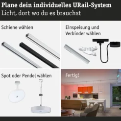 URail Schienenspot Smart Home Zigbee 3.0 - Hildor RGBW