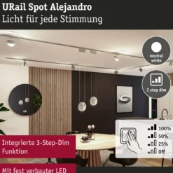 URail Schienenspot 3-Step-Dim - Alejandro