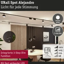 URail Schienenspot 3-Step-Dim - Alejandro