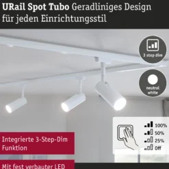 URail Schienenspot 3-Step-Dim - Tubo Einzelspot