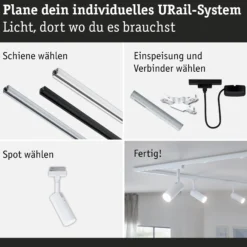 URail Schienenspot 3-Step-Dim - Tubo Einzelspot