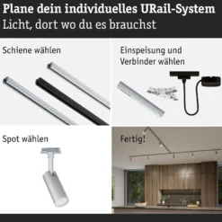 URail Schienenspot 3-Step-Dim - Tubo Einzelspot