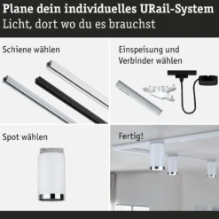 URail Schienenspot - Tube Einzelspot