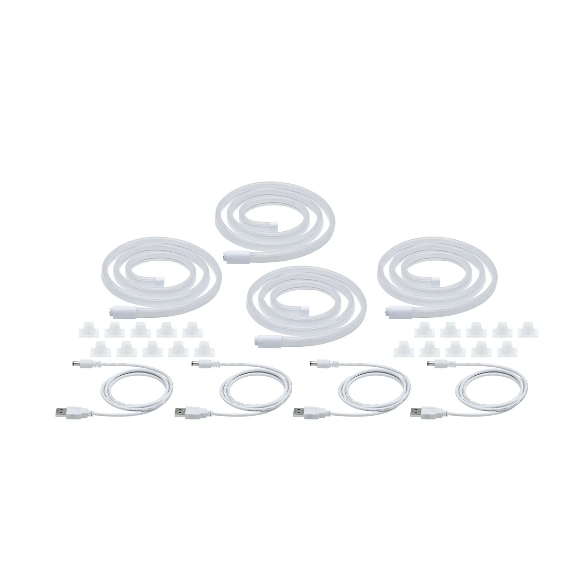 USB LED Strip - Neon Colorflex Farbset Blau,Grün, Orange, Pink