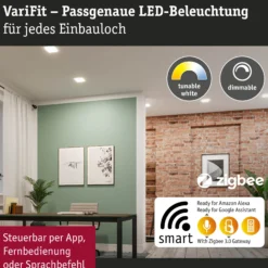 VariFit LED Einbaupanel Smart Home Zigbee 3.0 - Veluna