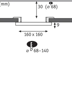 VariFit LED Einbaupanel - Veluna Edge