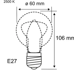 Vintage Edition Standard 230V - LED Birne E27