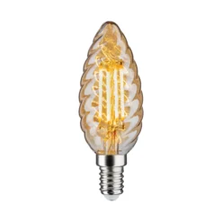 Vintage Edition Standard 230V - LED Kerze gedrehtes Glas