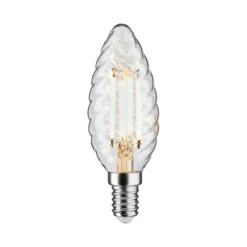 Vintage Edition Standard 230V - LED Kerze gedrehtes Glas