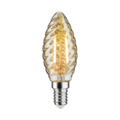 Vintage Edition Standard 230V - LED Kerze gedrehtes Glas