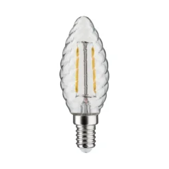 Vintage Edition Standard 230V - LED Kerze gedrehtes Glas