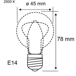 Vintage Edition Standard 230V - LED Tropfen E14